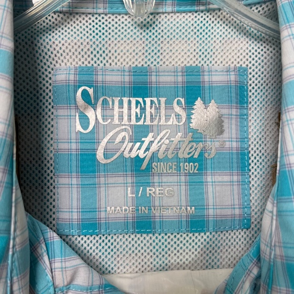 Men's Scheels Outfitters No Fly Zone Long Sleeve Button Up Shirt - Picture 9 of 16